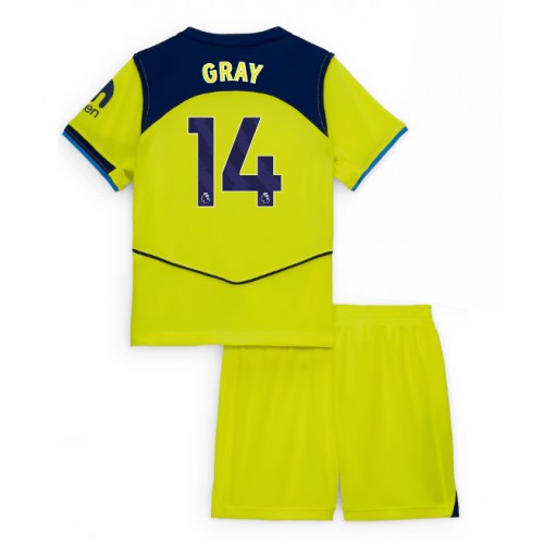 Tottenham Hotspur Archie Gray #14 Replika babykläder Tredjeställ Barn 2025-26 Kortärmad (+ korta byxor)